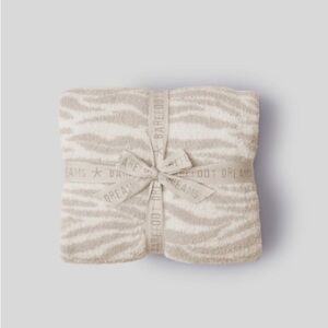 Barefoot Dreams Tiger Stripe Throw 45"x60" (Cream/Stone)